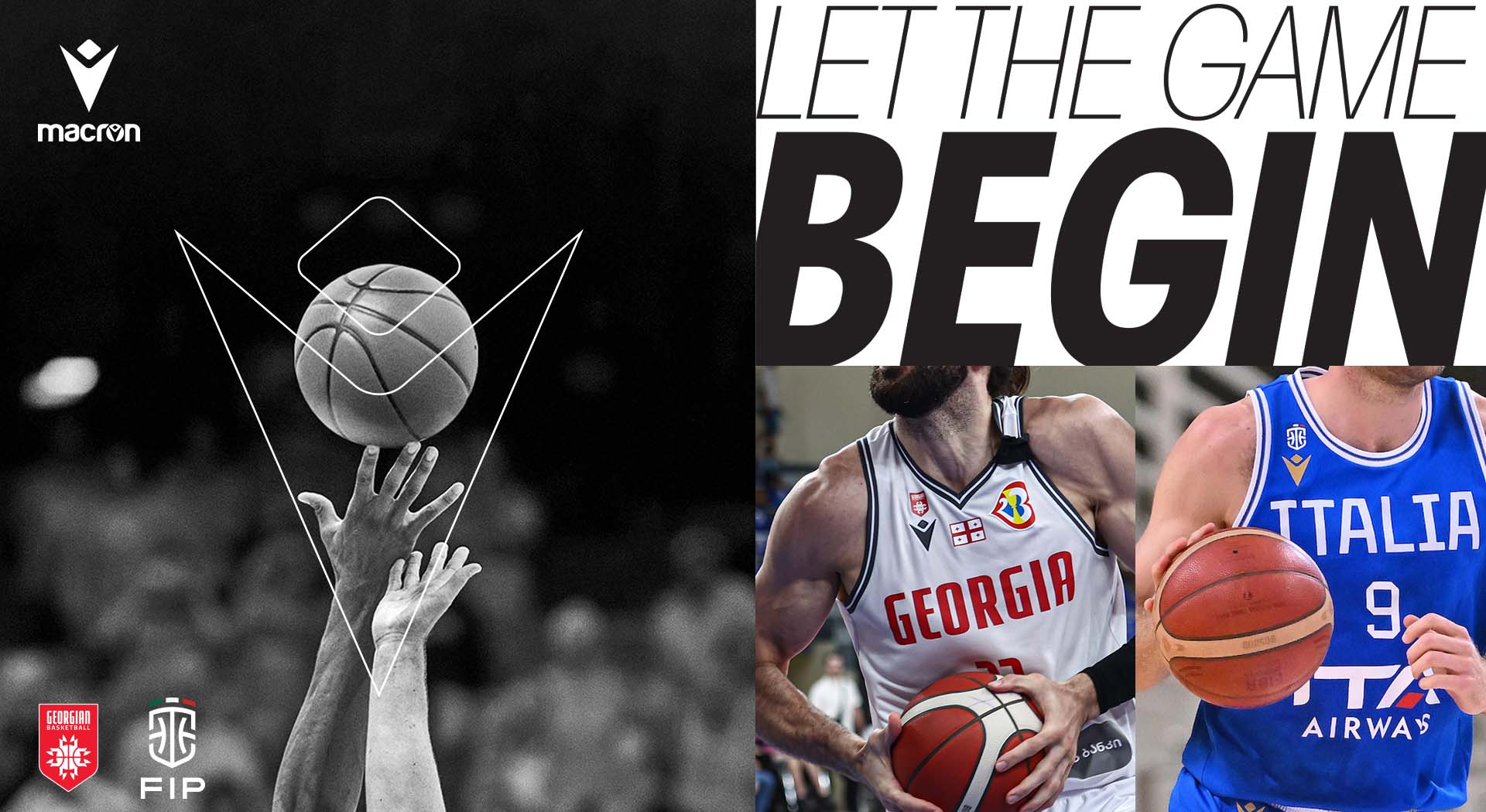 Macron hero takes to the court alongside Italy and Georgia at the FIBA Basketball World Cup 2023